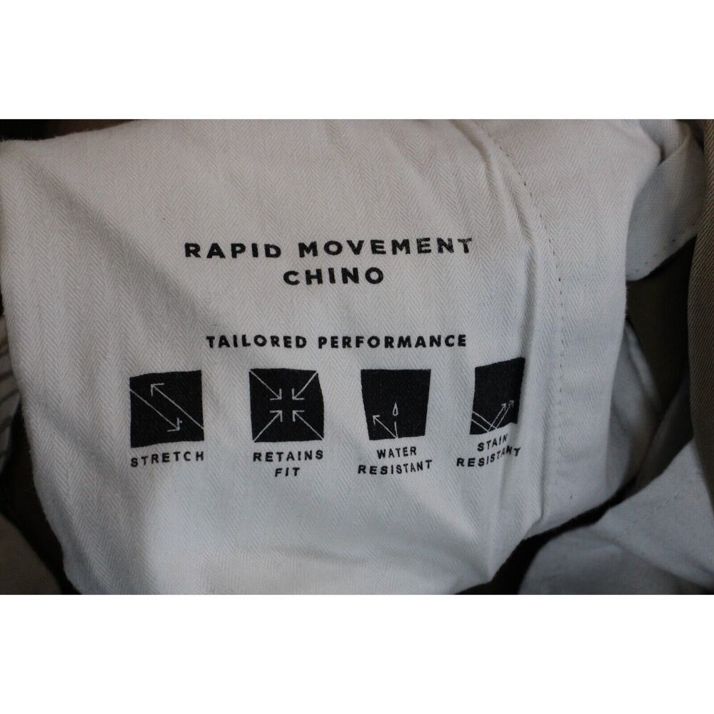 Banana Republic Pants Mens 33x32 Khaki Mason Athletic Tapered Fit Stretch - Picture 6 of 9